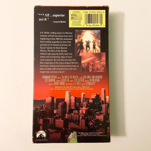 1996 The War of the  Worlds The Original Invasion VHS Video Tape - Picture 3 of 14